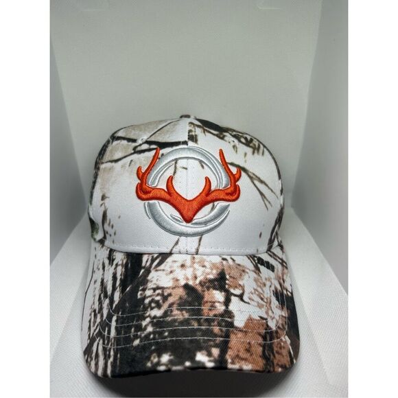 White Camouflaged Browning Baseball Cap Hat - Picture 1 of 4